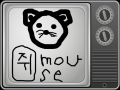 찍찍 쥐 얼굴 : 이 쥐는 영어와 한글로 밑에 쓰고 위에 쥐얼굴을 그렷습니다. 스케치판 ,sketchpan