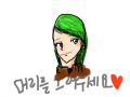 머리가 이상한.... : 손은 그리고 있는데 머릿 속은 메이플 생각 뿐이니 어쩌다가 이런 그림이 나오게 됬네요. 스케치판 ,sketchpan