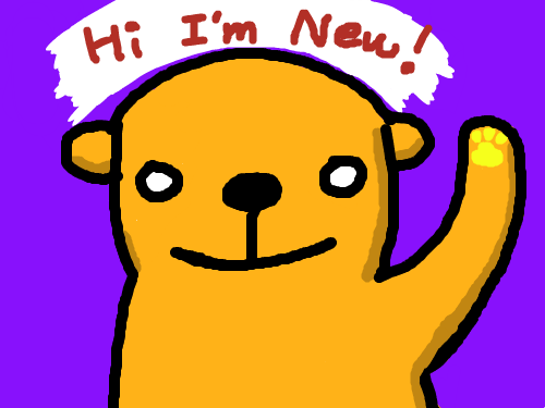 인사 : HI I'm New!! 스케치판 ,sketchpan