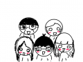 가족 : 우리가족 스케치판 ,sketchpan