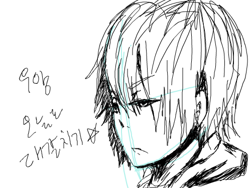 오늘도 대갈 치기 ㅋㅋ : 전 대가 치기가 넘 좋아요 ㅋㅋㅋ 스케치판 ,sketchpan