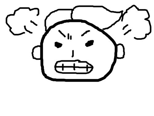 화난 얼굴 : 얼굴을 그린것 스케치판 ,sketchpan