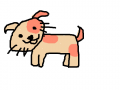 강아지 : 강아지를 그린것 스케치판 ,sketchpan