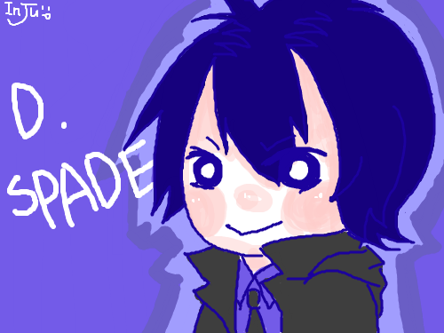 스페이드 : 크롬과무쿠로를그린김에 파인애플가(家)의 종결을찍자!! 라는마음에서 그린스페이드. 네타에서 참비열한표정으로나오는데..좀 예쁜표정으로그려줘요 아마노여사님. 스케치판 ,sketchpan