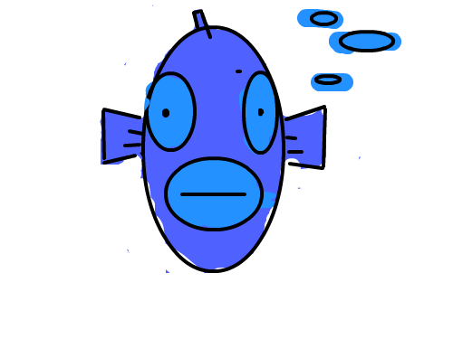 왜사니 : 그냥사는 물고기 스케치판 ,sketchpan