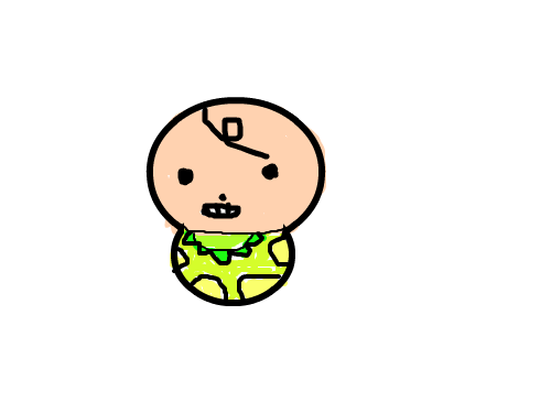 오뚜기 아기 : 오뚜기 아기 스케치판 ,sketchpan