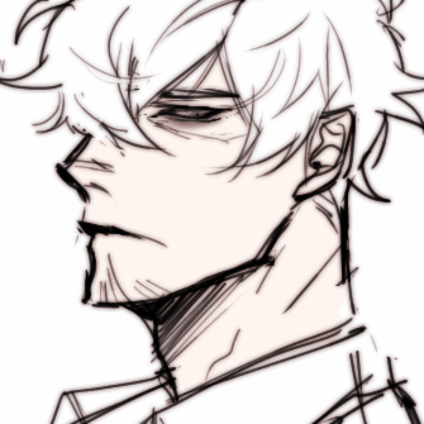 최애 자캐 .. : 최애 자캐 (예전 커뮤 두상) 스케치판 ,sketchpan