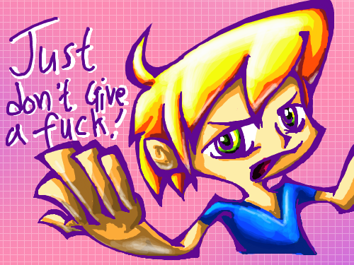 I Just don\'t Give a FUCK! : 난 X도 신경안써 스케치판 ,sketchpan