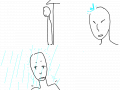 없음 : 장마철에는 접이식 우산 스케치판 ,sketchpan