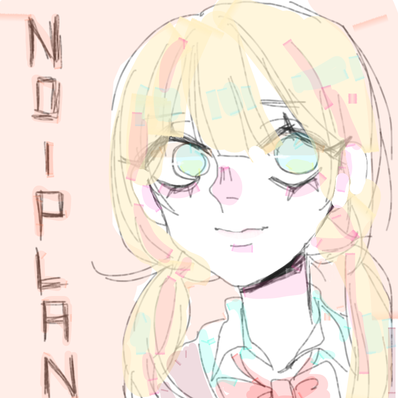 양갈래 소.. : 양갈래 소녀 좋아... 스케치판 ,sketchpan