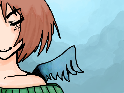 Angel color : i suck at backgrounds 스케치판 ,sketchpan