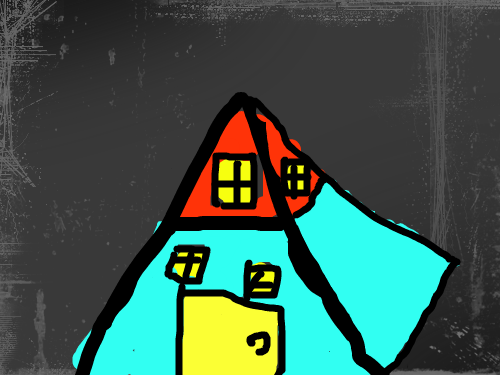 7.피라미드 모양 집 : ............ 스케치판 ,sketchpan