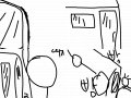 버스가 ....버스가 사람을.. : 돌맹이때문입니다 ㅋㅋㅋㅋ 스케치판 ,sketchpan
