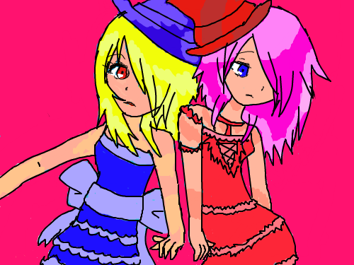 춤을 춥시다 : 그림 제목은 춤을 추는 두여인 입니다> 스케치판 ,sketchpan