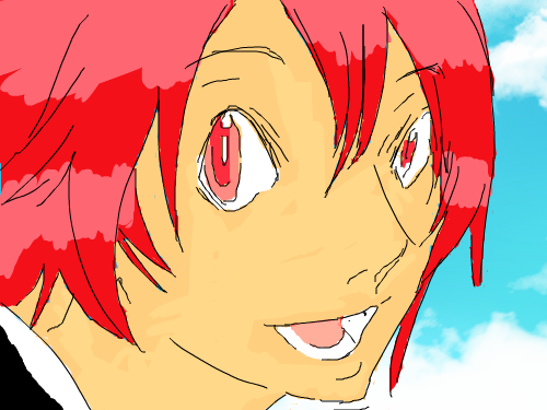 잘못칠했지만 양심껏 열심히했엉 : 열심히 노력했어요 스케치판 ,sketchpan