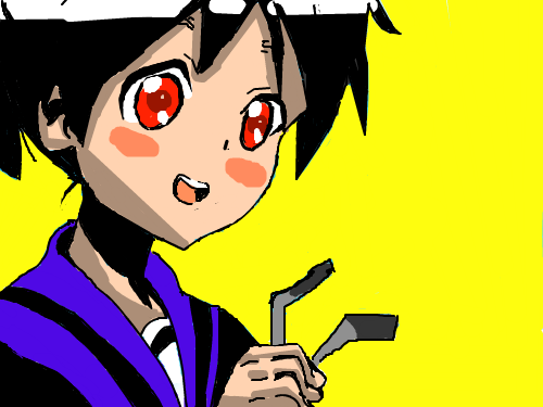 케이온(우이)이어채색 : 아정말힘들다 큭 스케치판 ,sketchpan