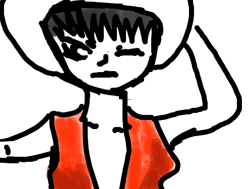 미완성.... : 원피스 어릴때사진 입니다 ㅎㅎ ㅎㅎㅎ 스케치판 ,sketchpan