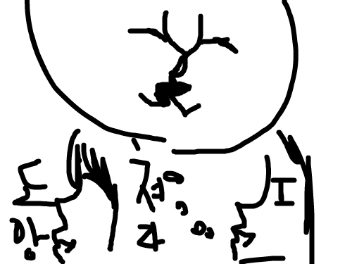 할짓이없어서 ㅜ : 아피곤해 스케치판 ,sketchpan