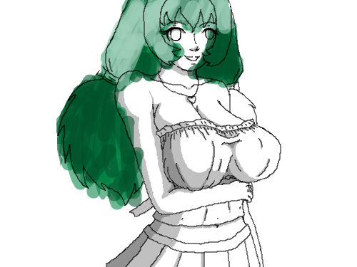나중에다시 : 완성할께염 스케치판 ,sketchpan