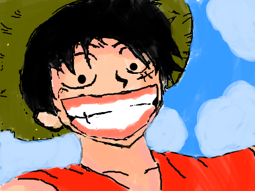 루피 : 완성!했오! 스케치판 ,sketchpan