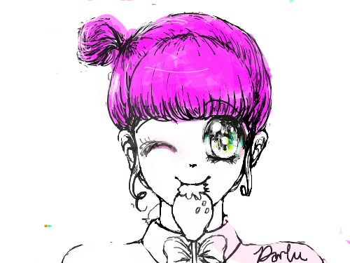 미중간 : ...정도...다음에 스케치판 ,sketchpan