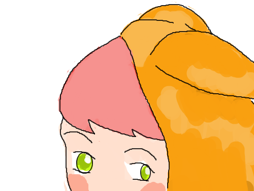 새끼강아지소녀 : 여자랍니다 남자아님 스케치판 ,sketchpan