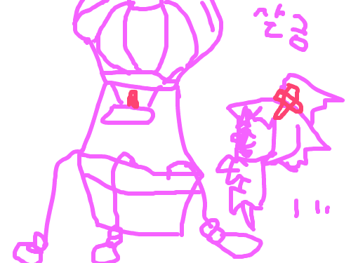 개나모리의열기구여행 : 개나모리개아무가열기구훔쳐서타다가머리에불붙어서타버렸다 스케치판 ,sketchpan