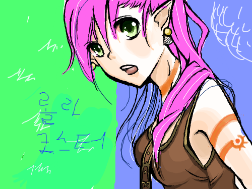 ㅠㅠ 이상하네요 : 생각처럼 잘안되네요 마우스로 그렸습니다 스케치판 ,sketchpan