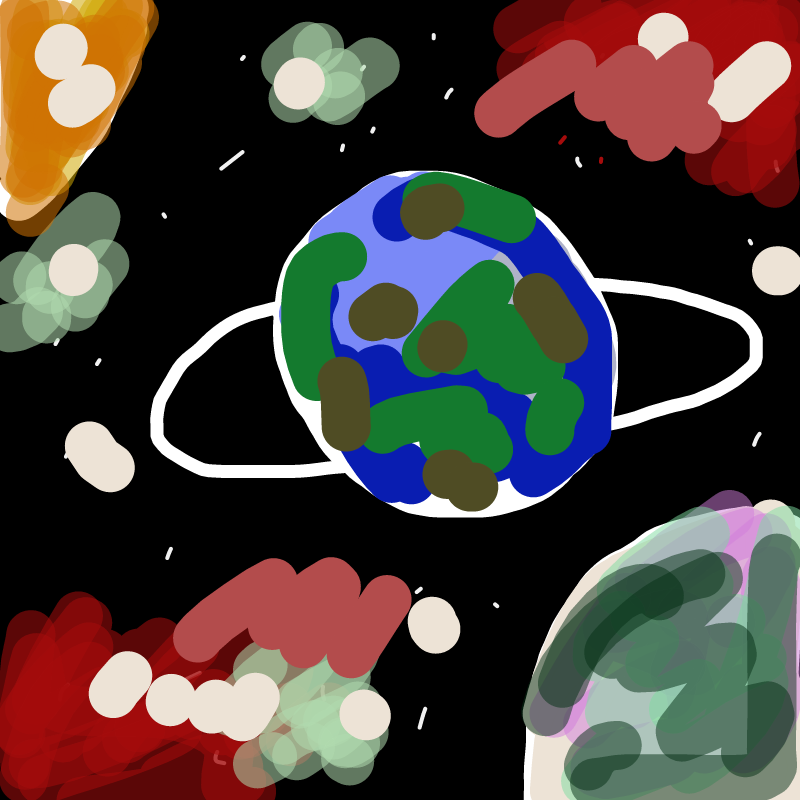 우주 : 우주 스케치판 ,sketchpan