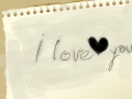 i love u : passes a note 스케치판 ,sketchpan