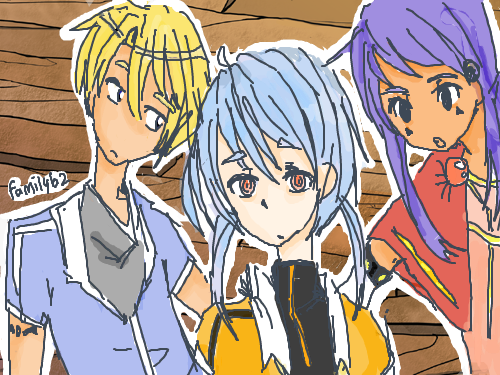 삼인방 : ㅜㅜ색칠은 하지말걸.. 스케치판 ,sketchpan