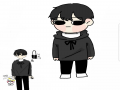 우유한잔님.. : 우유한잔님이 그려주신 캐.. 너무 귀엽지않나요.. ( 부들 부들 ) 스케치판 ,sketchpan