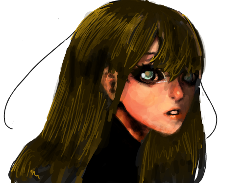 머리가길다 : 으어, 이거 어렵네요. 처음이어서 엄청 허둥지둥원본이 너무 이뻐서 차마덧칠하기 죄송한데요어허허허, 스케치판 ,sketchpan