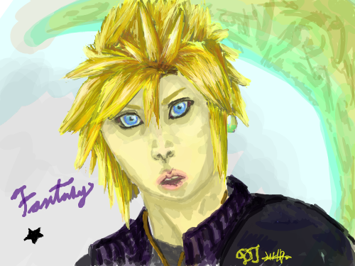 Final Fantasy : I am dreaming about fantasy over the cloud. 스케치판 ,sketchpan