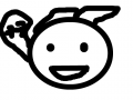 표정 : 웃는얼굴 스케치판 ,sketchpan