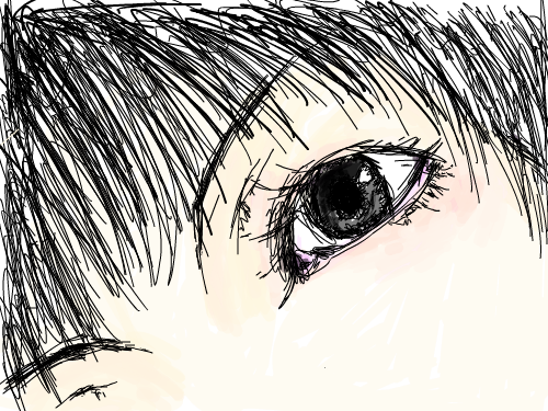 깜짝놀란표정(?)의 눈 : ...그냥 눈입니다 ㅎㄷㄷ;; 스케치판 ,sketchpan