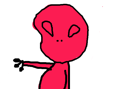 외계인 : 이상한외계인 스케치판 ,sketchpan