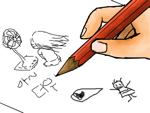 낙서 : 더워덥다 스케치판 ,sketchpan