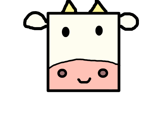 젖소 : 귀엽게 그렸다. 스케치판 ,sketchpan