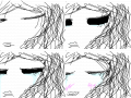 우는 소녀 : 슬픈 마음.. 스케치판 ,sketchpan