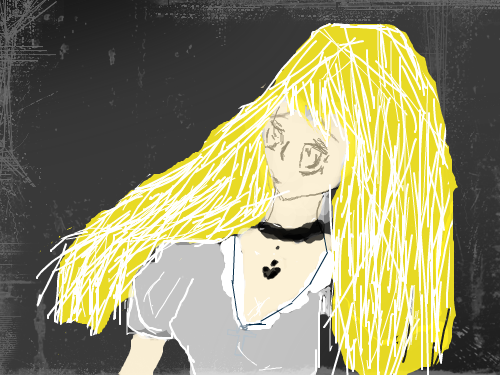 어둠 소녀 : 어둠의 소녀이다,, 스케치판 ,sketchpan