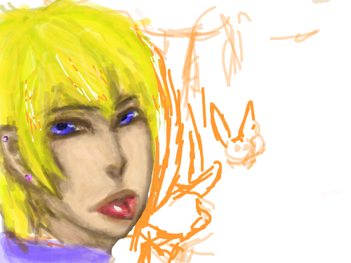 낙서2 : 아니 처음에는 남성화 앨리스를 그리려고 했는데.......어쩌다...... 스케치판 ,sketchpan