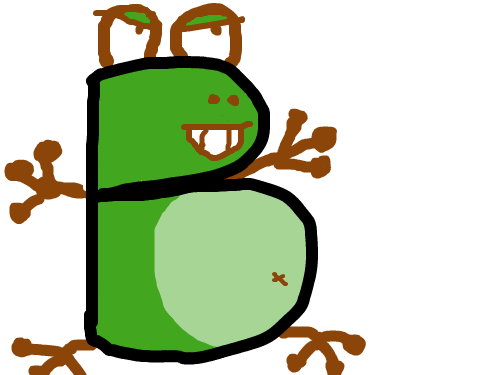 배불뚝이 개구리 : 개구리모습 스케치판 ,sketchpan