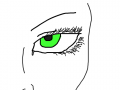 Unfinished : Toxic Eye 스케치판 ,sketchpan
