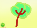 나무 : 봄의이미지를떠올리며그린금림이다 스케치판 ,sketchpan