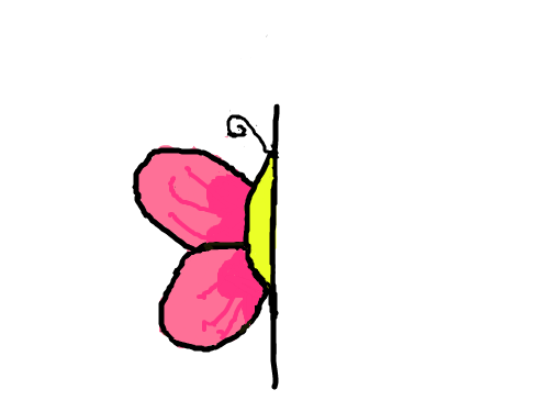 나비 : 나비랍니다 스케치판 ,sketchpan
