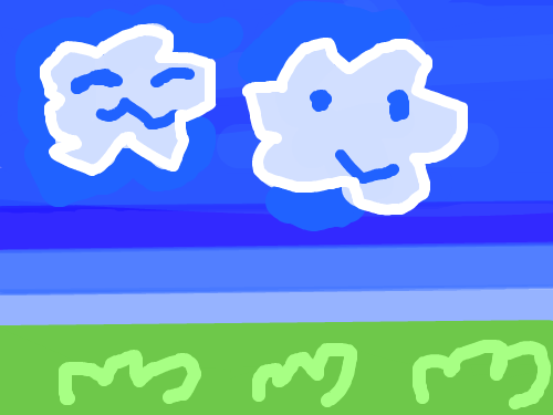 하늘 : 높은곳일 수록 진하다 스케치판 ,sketchpan