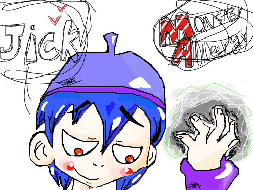 monster allegy- jick지크 : 디즈니채널을 아시는 분은 덧글 남겨주시래여근데 컴퓨터로 그리려니까 무지 힘드네요 ㅠ 스케치판 ,sketchpan