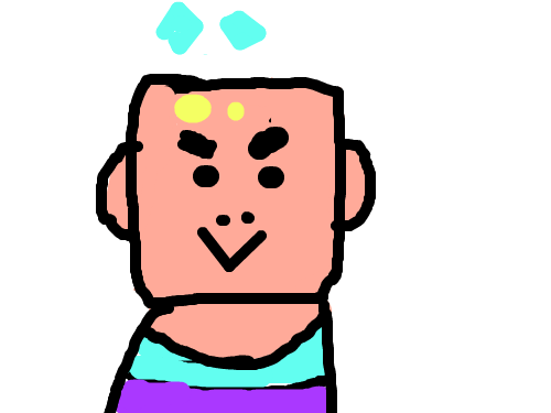 얼굴 : 대머리 빡빡이 스케치판 ,sketchpan