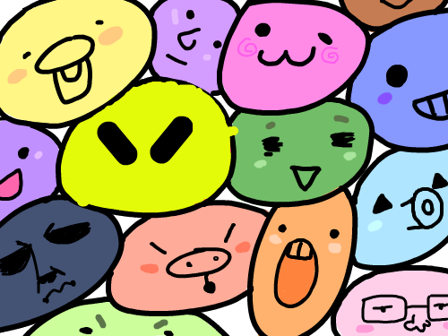 괴물들이 사는집 : 요괴들이 사는집 스케치판 ,sketchpan